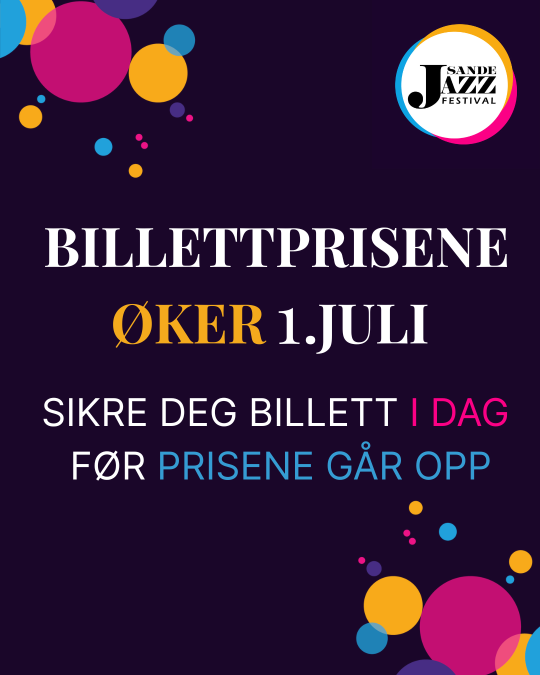 Billettprisene øker